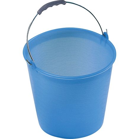 Secchio normale graduato 15 litri - Azzurro - Mobil Plastic