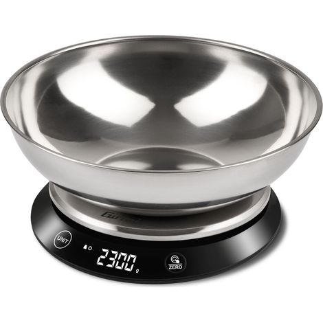 Girmi PS8400 Bilancia da Cucina Digitale con Ciotola Acciaio Inox (1/4)