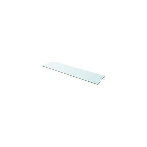 Glas Transparent 100x25 cm-Chrom (1/3)