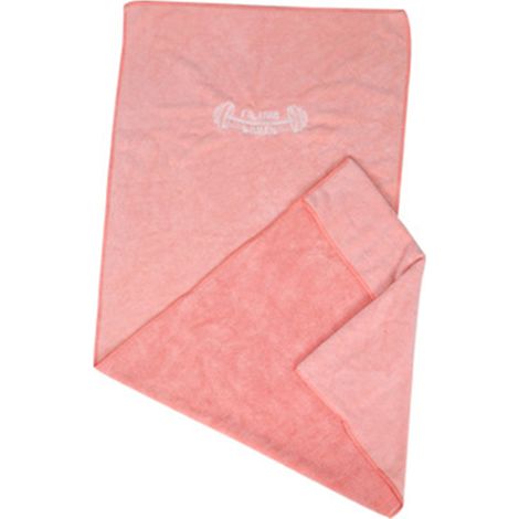 Filiyano-Serviette de sport - Serviette d'entraînement douce et absorbante 42 x 95 cm - Serviette de sport rose légèrement parfumée au curry (1/5)