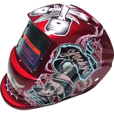 Hochwertiger Schweißhelm mit LCD-Bildschirm, automatischer Solardimmung, Schweißmaske und Geschwindigkeitsregelung (1/5)
