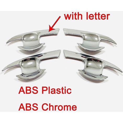 Türgriffmuldenabdeckung aus ABS/Stahl, Handlauf-Armlehnenverkleidung, Außenzubehör für Toyota Corolla Cross XG10 2022 2023 2024+--ABS-Kunststoff 4