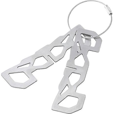 Support de réchaud croisé en acier inoxydable, support pour poêle à alcool, trépied de cuisson robuste et pliable. (1/4)