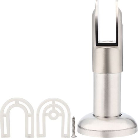 Stainless steel bathroom partition hardware accessories, reinforcement foot, adjustable support (1/4)