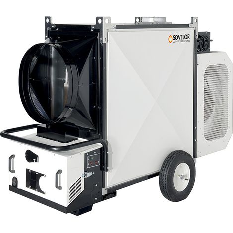 SOVELOR Generateur d Air Chaud Mobile a Combustion Indirecte TITAN155SB sans Bruleur, Puissance de 144,7 kW, Debit de 14000 m3 par h, Garantie 2 ans (1/5)