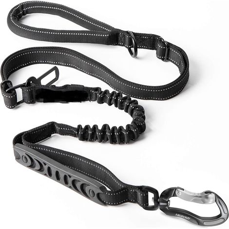 Verstellbare Hundeleine 1,2–1,8 m mit Sicherheitsgurt und reflektierendem, gepolstertem Griff (1/4)