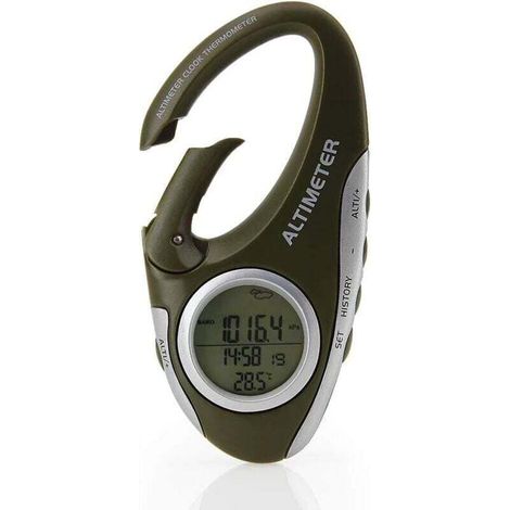 Baromètre Altimètre Thermomètre Prévisions Météo Moniteur pour Escalade Camping Outdoor Sport Multifonction avec Rétro-éclairage (1/3)