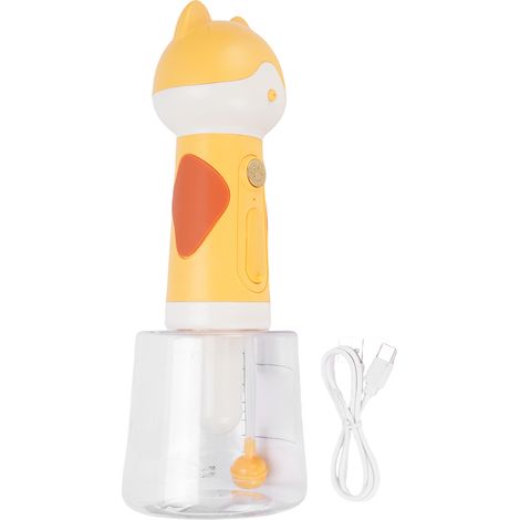 Automatischer Schaumgenerator für Katzen und Hunde mit 1200-mAh-Akku, elektrische Shampoo-Dusche