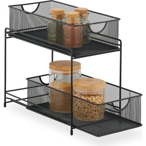 Organizzazione cucina con 2 cestelli estraibili (1/5)