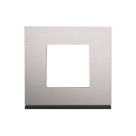 Plaque gallery 1 poste matiere natural alu (WXP4302) (1/5)