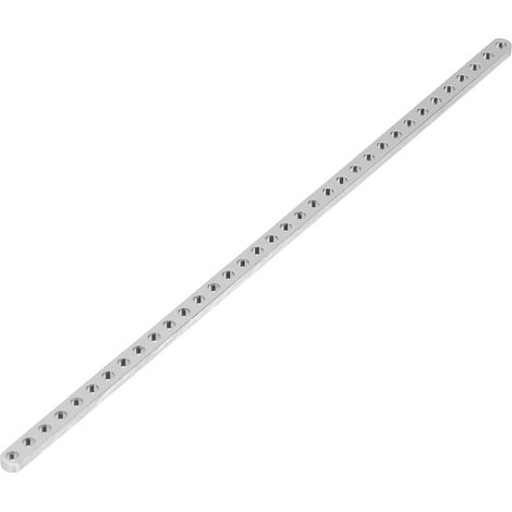 Équerre de fixation droite en inox pour meubles, plaque de renfort et connecteur de raccord, accessoire de quincaillerie, lot de 2, 3102-0035-0280 (1/5)