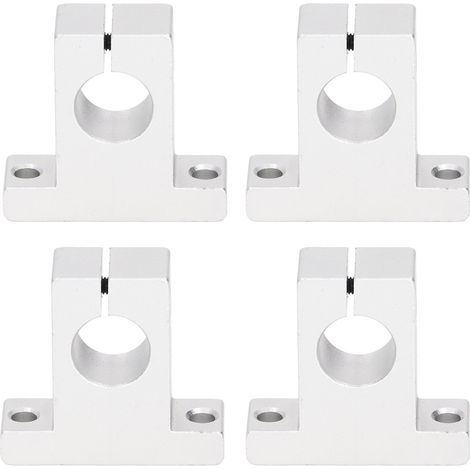 Führungsschienenhalterung aus Aluminiumlegierung, Linearführungsstütze, 16-mm-Gelenkwelle für elektronische Geräte, 4 Stück (1/5)