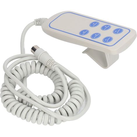 Télécommande de lit médical électrique PVC IP66 résistante à l’usure, contrôle manuel pour fauteuil releveur, connecteur 8 broches, usage hospitalier (1/5)