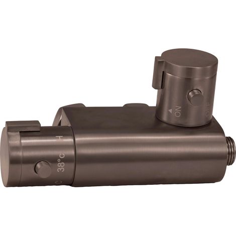 Orbit Thermostatic Vertical Bar Shower Valve for Douche - Brushed Bronze (1/2)