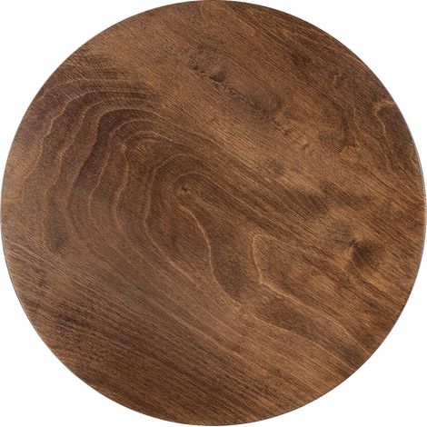 Applique murale ronde 35cm bois foncé LED 13W Ring (1/5)