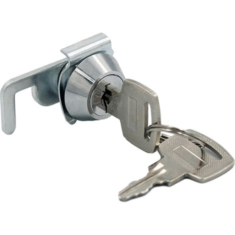 Serrure à came en alliage de zinc Serrure de Meuble pour une sécurité accrue dans les casiers de gym et les armoires métalliques (1/5)