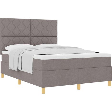 Maison Exclusive - Letto a molle con testiera Talpa 140 x 190 cm Tessuto (1/5)