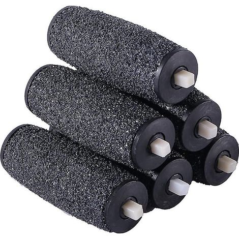 lot De 6 Rouleaux De Rechange Extra Grossiers - Grain 60, Points De Meulage Lectriques Rouleaux Lisses En Velours (1/5)