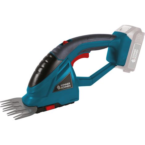 Könner & Söhnen KS SHT-20V Tijera cortacésped y cortasetos a batería 2 en 1, 20 V, potente y versátil, sistema de cambio rápido, ideal para un corte preciso (1/5)
