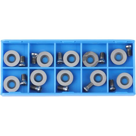 Ci3 Round 12x2.5mm Carbide Inserts Knife Replacement Blade for DIY Turning Woodworking 10 Pcs (1/5)