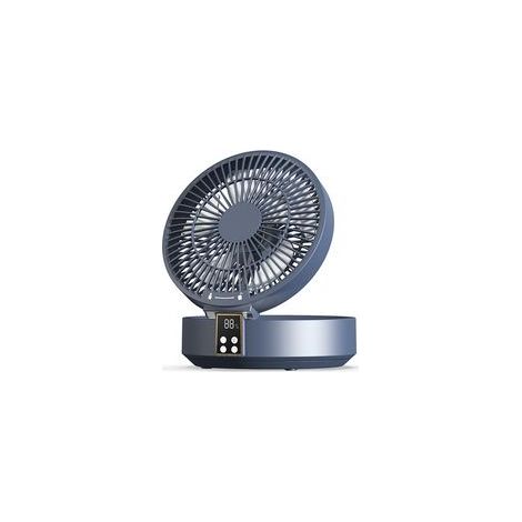 Ventilateur de table silencieux 3 vitesses – Moteur à turbine haute performance – 4000mAh batterie rechargeable – Rotation 120° avec télécommande (1/5)