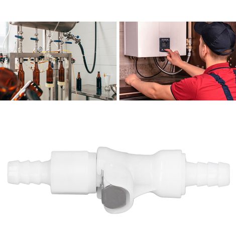 Raccord rapide pour tuyau en plastique, embout cannelé 5/16 (1/5)