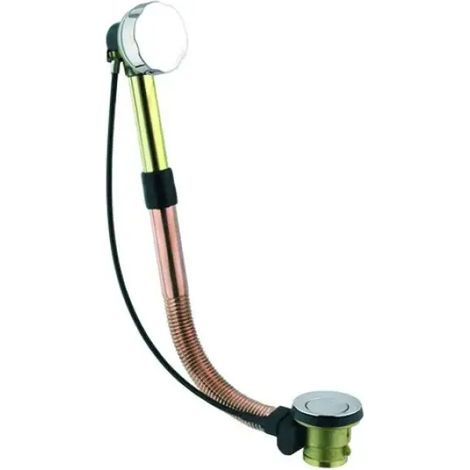 Colonna vasca a sedere con scarico automatico in ottone cromato AMBRA WATER