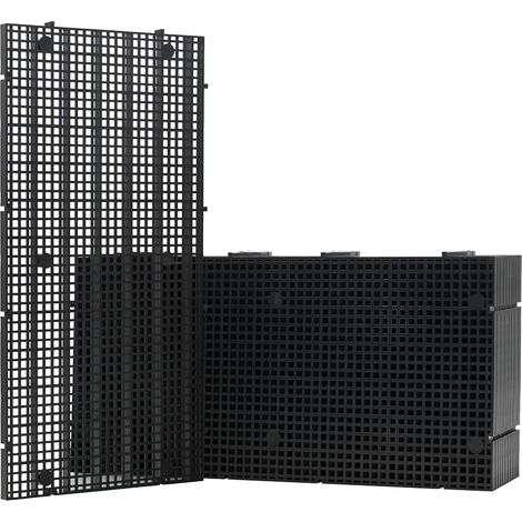 12Pcs 15x30cm Grille pour Aquarium en Plastique, Séparateur d'aquarium et Grille modulable pour Filtration DIY, Protection du Fond en aquascaping (1/5)