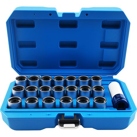 17mm Wheel Lock Tool 20pc for Volkswagen Sharan Passat Tiguan 2006+ 20 Keys (1/5)