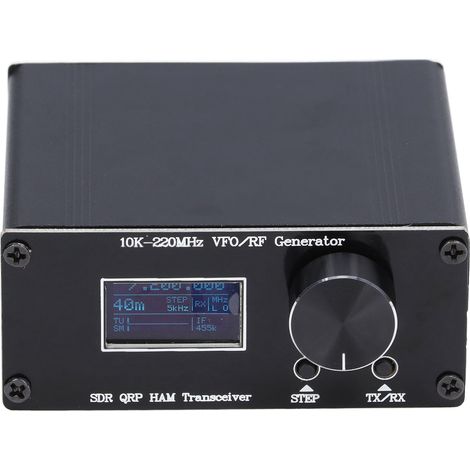 Émetteur-récepteur ondes courtes SDR QRP, oscillateur à fréquence variable (VFO), générateur RF 10 kHz-220 MHz (1/5)