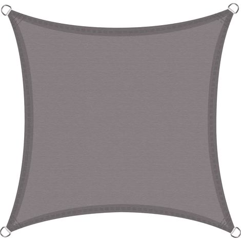 Shade Sail Waterproof Sunscreen 98% Blocks UV Garden Beach Patio Awning Quad (Grey) (1/5)