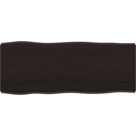 Dessus de table Dessus de bureau Plateau de table bois massif traité bordure assortie