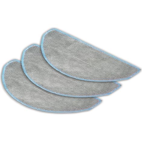 Paquete de 3 alfombrillas para fregar, compatibles con aspiradoras robot y fregonas combinadas de iRobot y Essential. (1/4)
