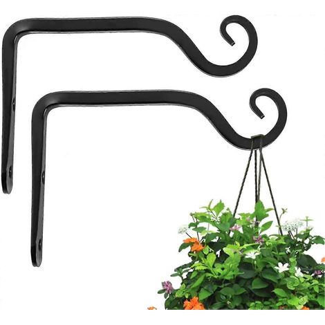Wandhaken für hängende Pflanzen, 15 cm langer Hängehaken, dekorativer gerader Pflanzenhänger