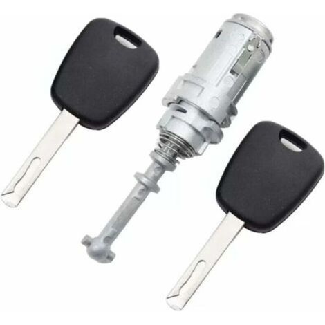 KIT Serrure + Barillet pour Porte Avant Gauche Citroen C2 C3 C3 PLURIEL + 2 clés (1/5)