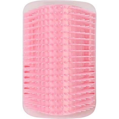 Chat Brosse Peigne Fournitures Mur Coin Peigne Toilettage Peigne Pet Brosse Rose (1/5)