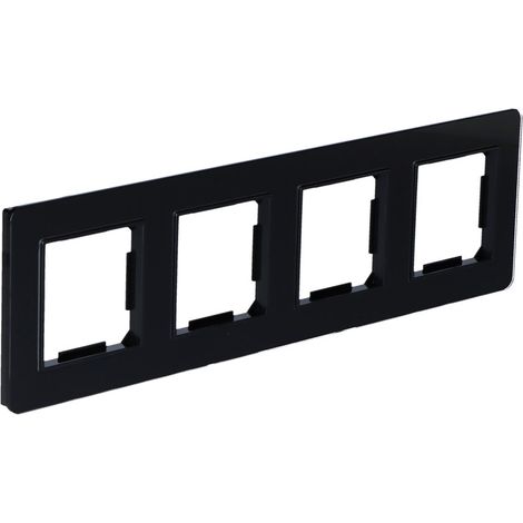 Monture quadruple, verre, noir, gamme en ligne (1/4)