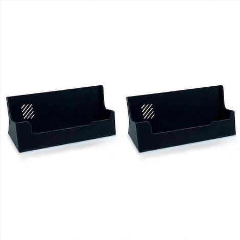 Lot de 2 étuis de rangement pour mini radio SI4732 Plastique noir et métal Tiroir coulissant Montage sans outil Rangement gain de place pour cuisine et salle de bain (1/5)