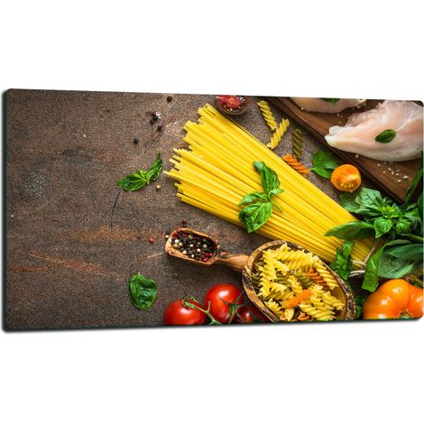 PLAQUE DE PROTECTION EN VERRE POUR CUISINIÈRE 90x52 CUISINE (1/5)