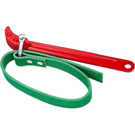 Clé à courroie multifonction de 20 cm (8 pouces), clé à filtre à huile, clé réglable, outil à main pour le démontage du filtre à huile et à carburant, outil pour voiture (1/5)