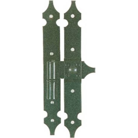 4 x CERNIERA FERRO POLIMERIZ 6324 A BATTENTE 25 CM