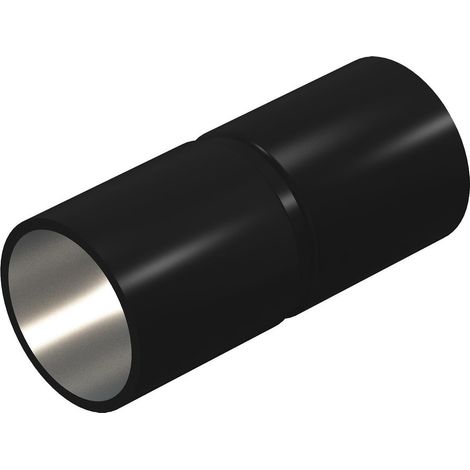 OBO Bettermann Manchon Stapa sans filetage Ø25mm acier PES50 - Polyester/Epoxy noir foncé RAL 9005, 2046584