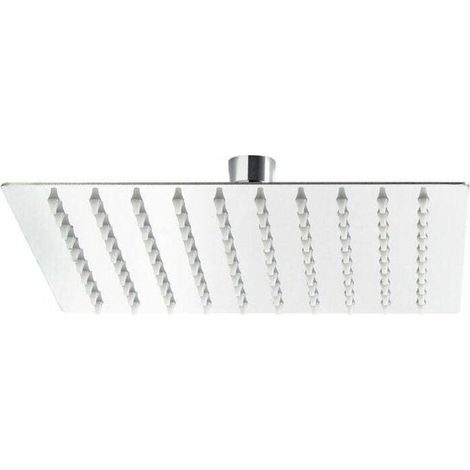 Pommeau de douche carré 30x30cm, pommeau de douche en acier inoxydable (1/3)