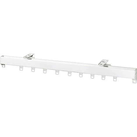Riel Aluminio P950 Sin Cordon 2,50 Metros Blanco