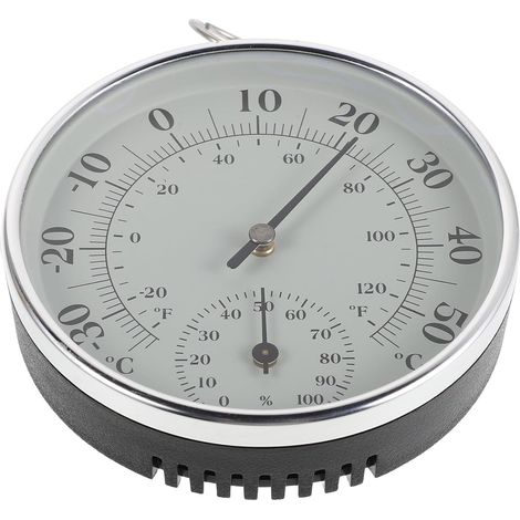 Analoges Innen und Außenthermometer mit Hygrometer 4 Zoll