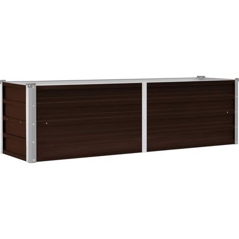 Maison Exclusive - Garten-Hochbeet Braun 160 x 40 x 45 cm Verzink