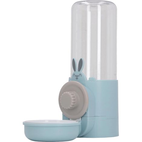 Automatischer Wasserspender für Haustiere, Mehrzweck, 500 ml großes Fassungsvermögen, Hängender Käfig-Wasserspender für Hunde, Katzen und andere Haustiere, Blau (1/5)