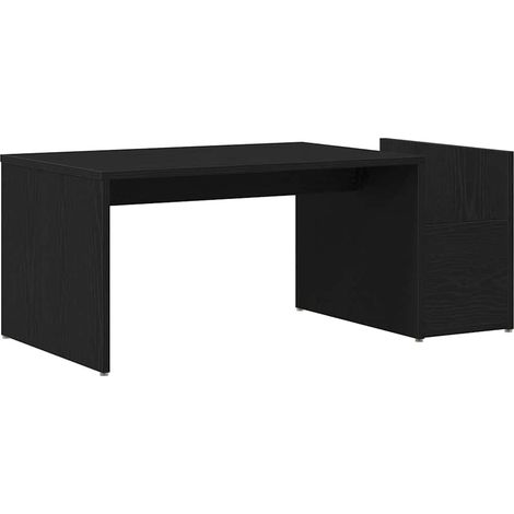 Maison Exclusive - Couchtisch Schwarz Eichen-Optik 90 x 45 x 35 c