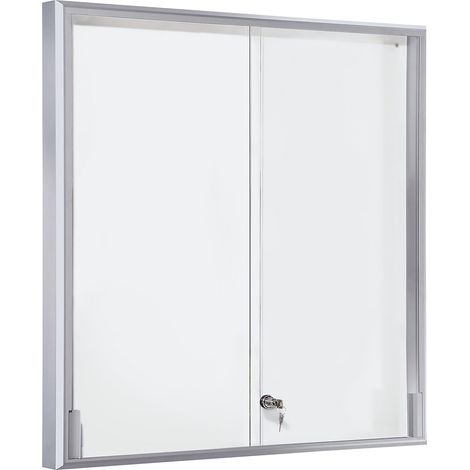 eurokraft pro, Vitrine d'affichage avec cadre alu et portes