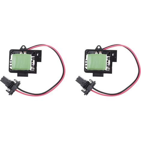 Deux résistances de chauffage automobile pour Clio II Kangoo : 7701206104, 515136 et 7701044817 (1/4)